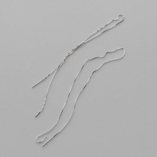 Square chain earring