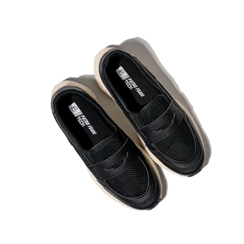 Patrobas Nomad Loafers Black White