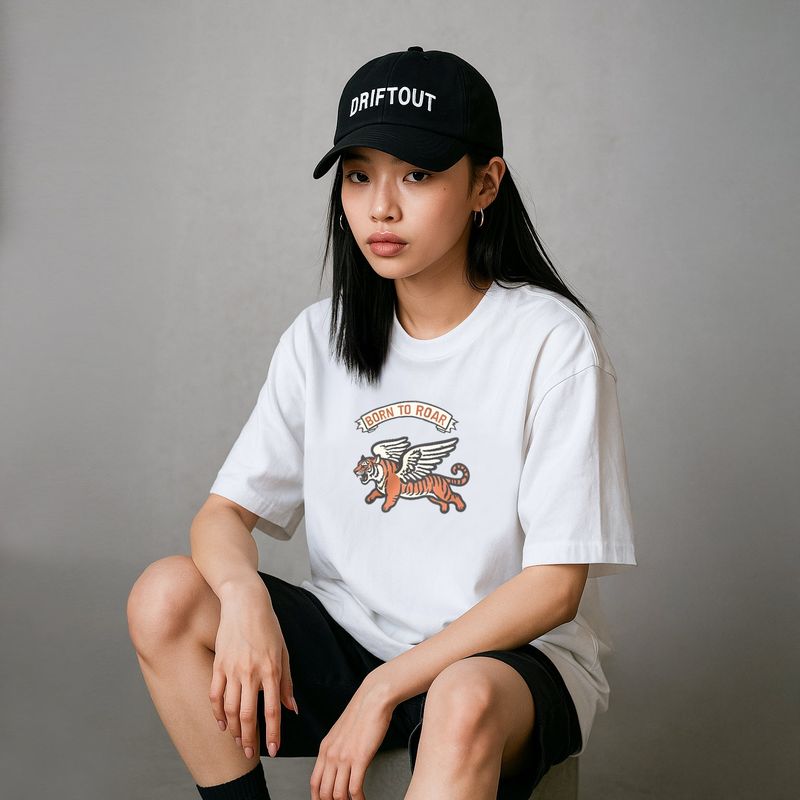 driftout(ドリフトアウト)の「Born to RoarFying Tiger T-Shirt (3color)(Tops)」