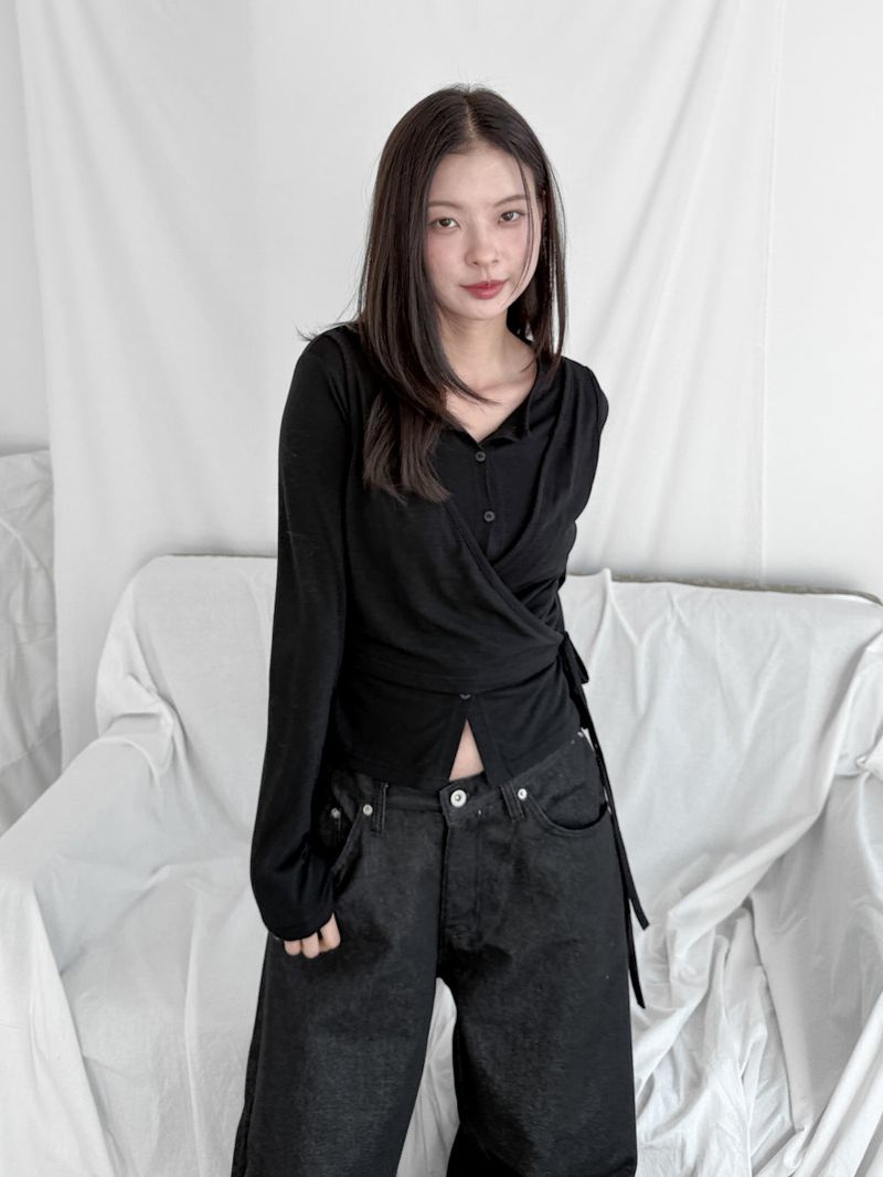  WRAP STRAP CARDIGAN
