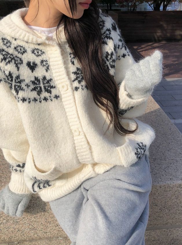 Levon Angora Glove Fingerhole Knit Gloves