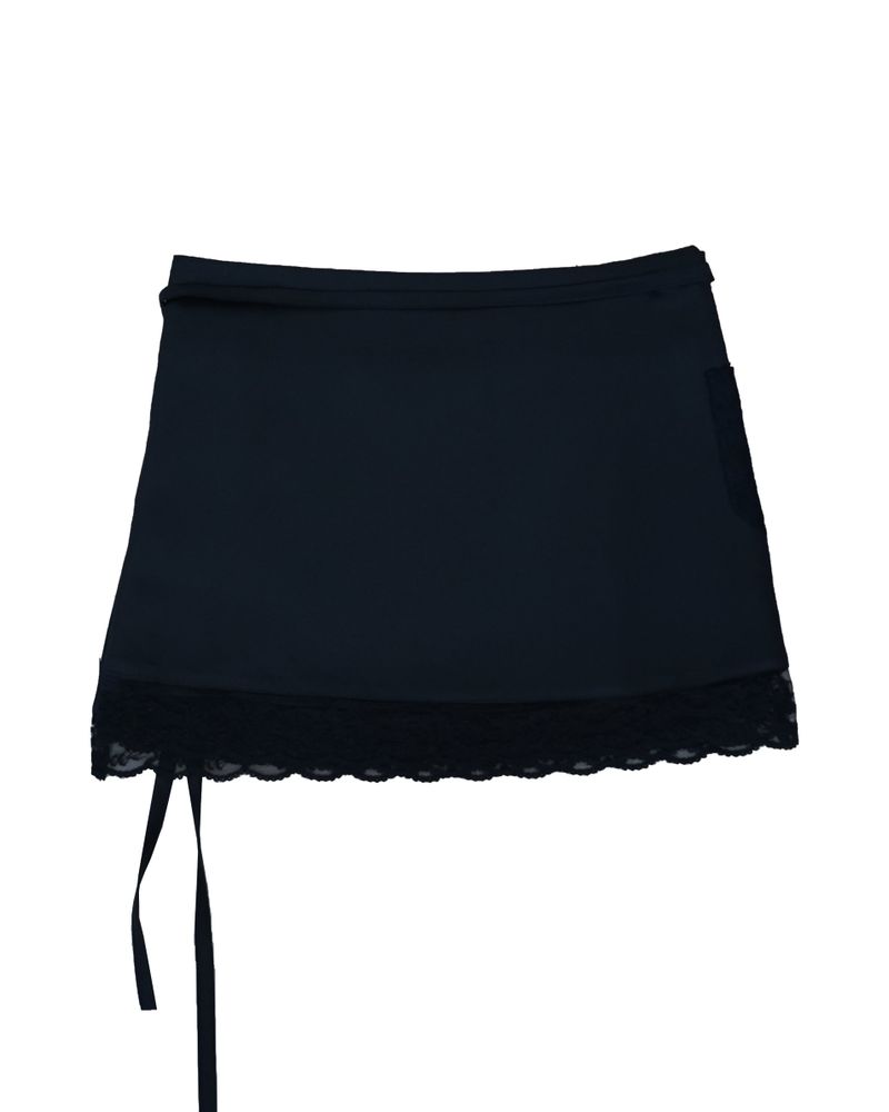 Satin strap sk / black