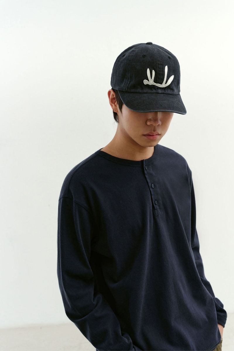 Vintage Washed Downfall Cap (Washed Black)