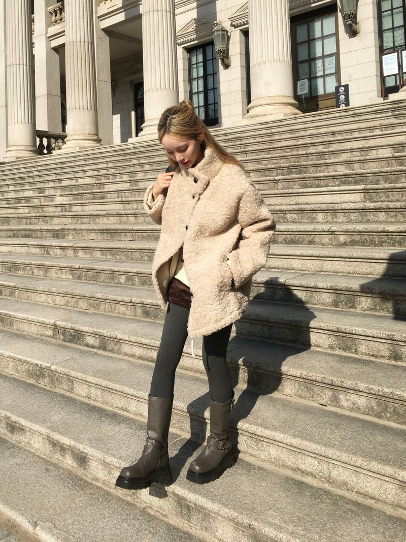 Gumi Suede Fur Coat (4c)