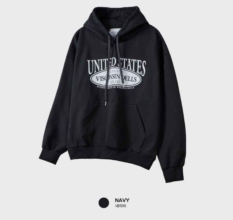 Look Grace United Graphic Oversized Hoodie