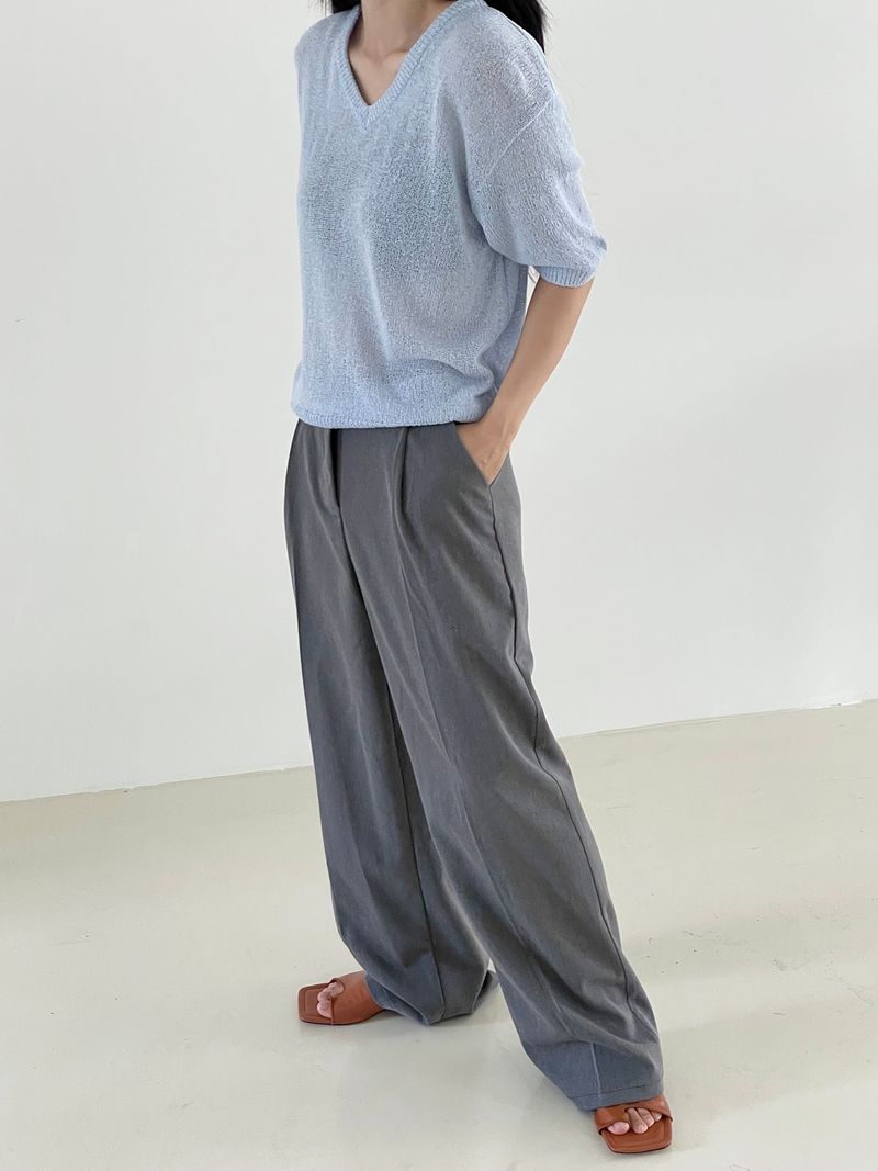 Gracie pintuck basic slacks