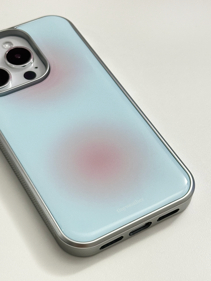 tiny weather(タイニーウェザー)の「dust epoxy silver case-coral(Smartphone Accessories)」
