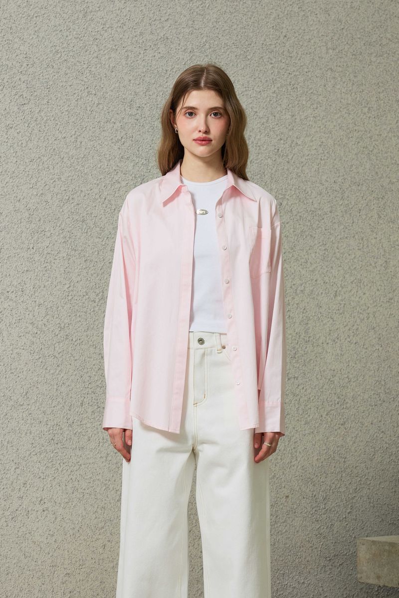 ARIKIM（アリキム）の「BRIGHT OVERSIZED SHIRT / PINK（Tops）」
