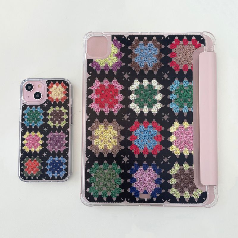 MOTIFS iPAD CASE - D - PINK
