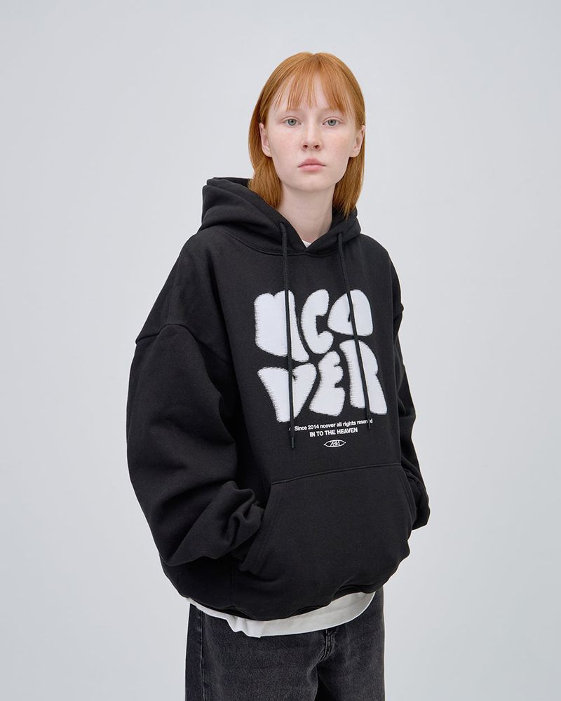 POINTAGE LOGO HOODIE - BLACK