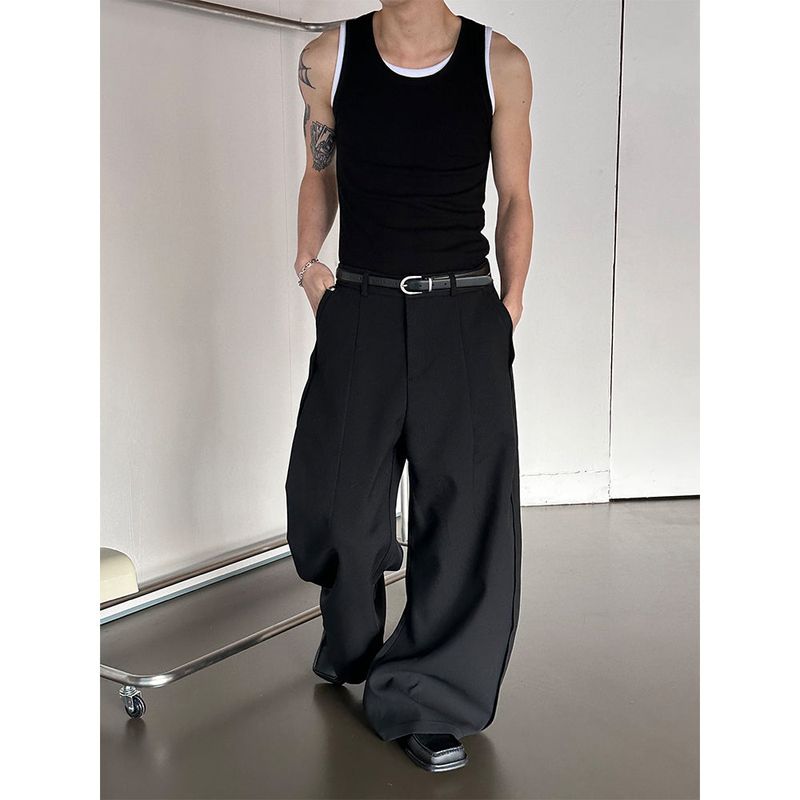  [Unisex] Wide over flare slacks(2color)