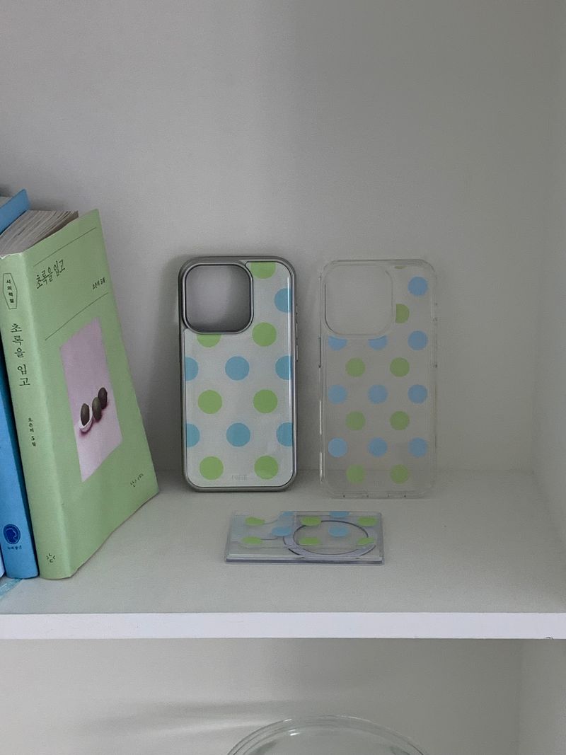 wish dot silver epoxy case 