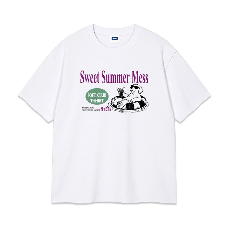 sweet smmer mess over fit t-shirt (3color)