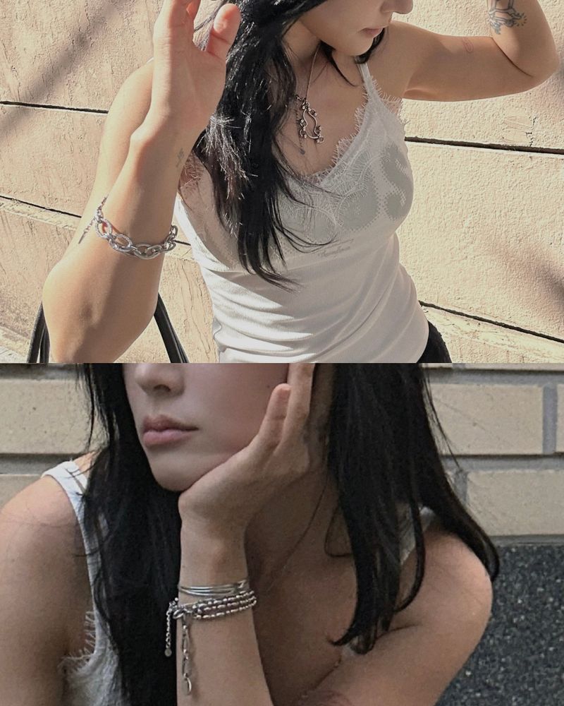  hoop link bracelet