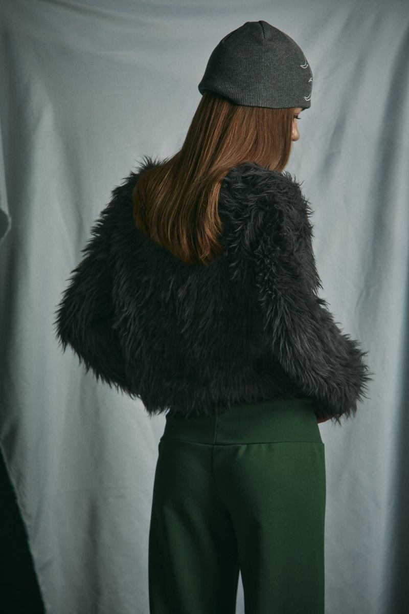 FUR CARDIGAN