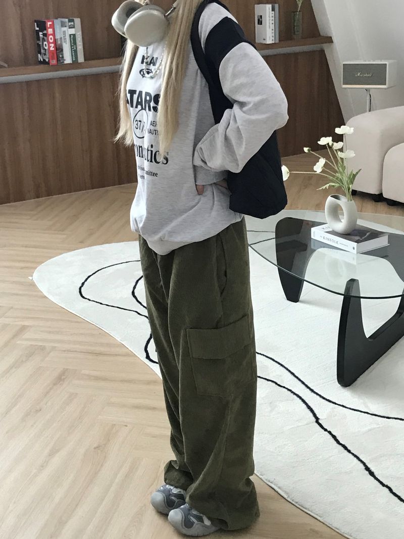 Kamut corduroy cargo pants