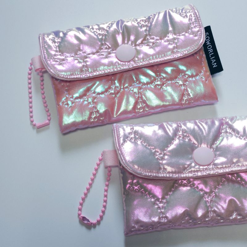 Simple Card wallet _Heart Pink