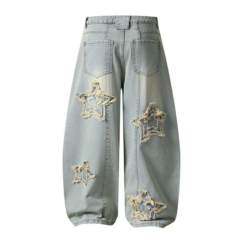 Rough Star Distressed Denim Pants