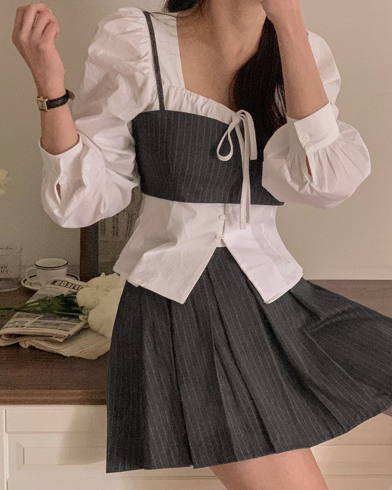 Tessa Stripe Bustier