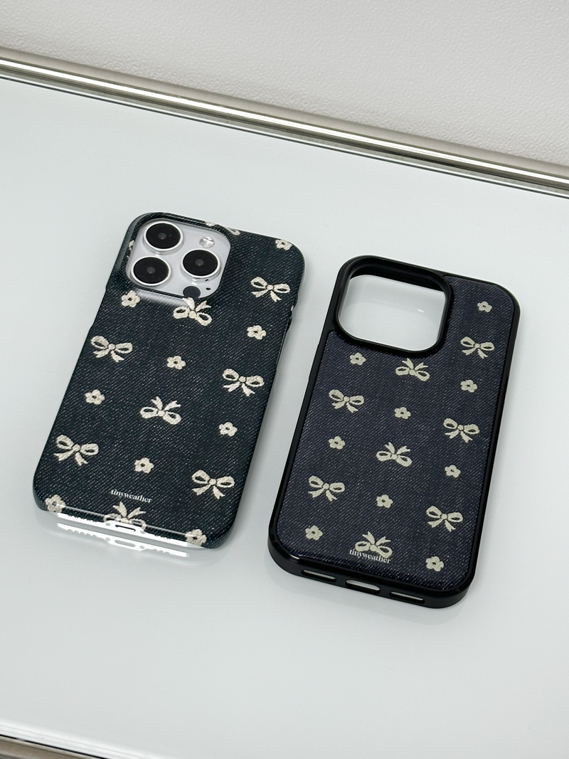 ribbon denim epoxy case