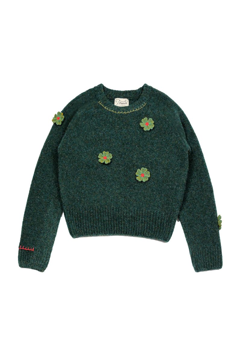POPPALS（ポップパルズ）の「Tommy Flower Knit [Green]（Tops）」