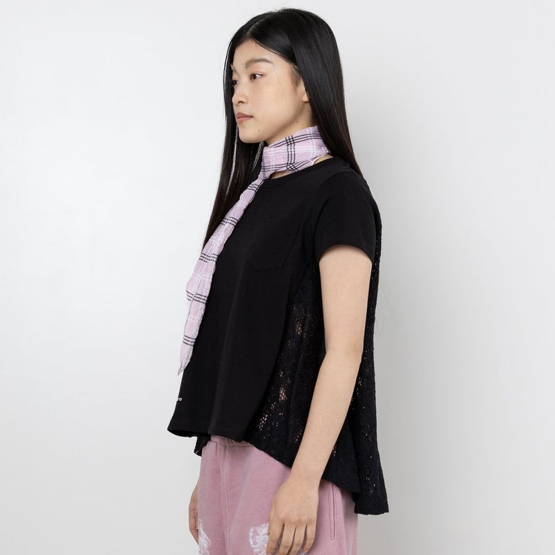 Twister Check Scarf - Pink