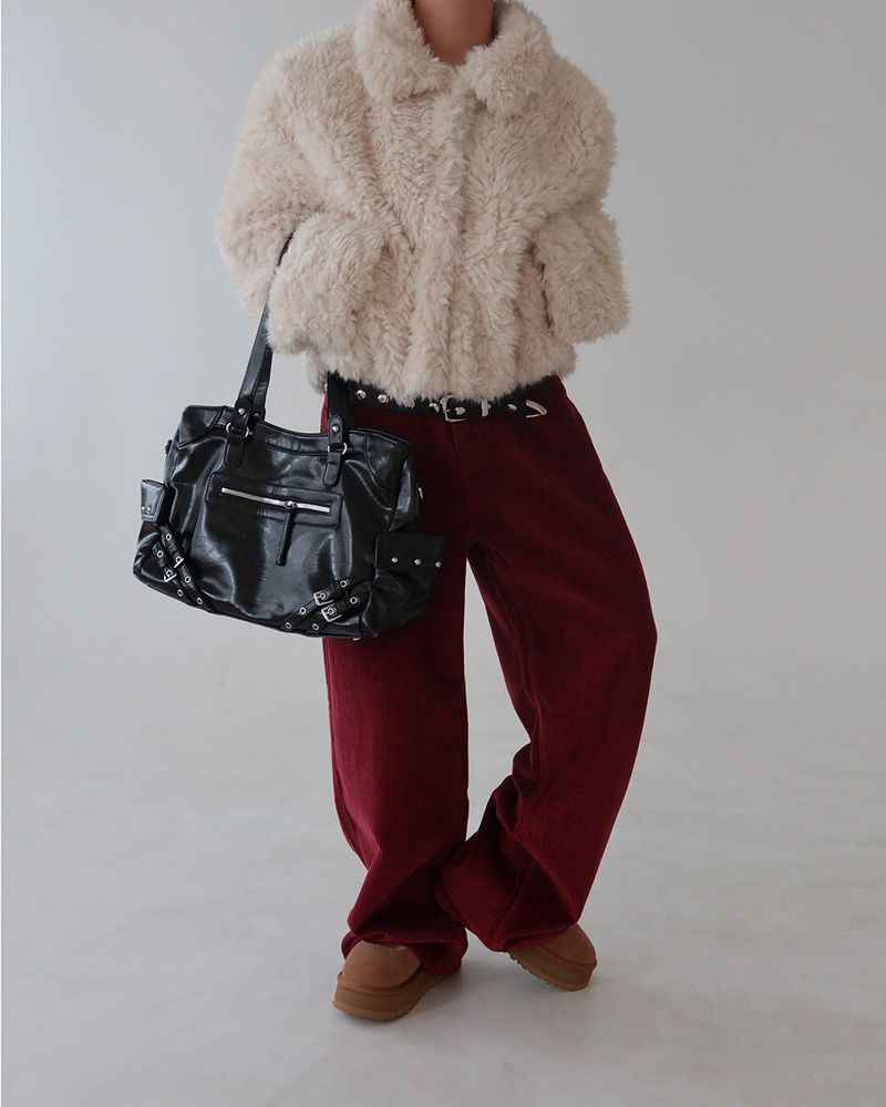 Shoko soft collar fur jacket