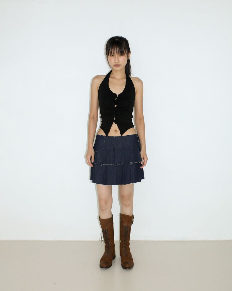 [MADE] Double pleats skirt 004