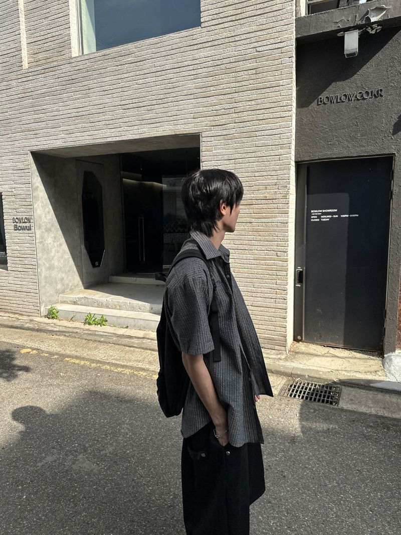 Leven Seersucker Stripe Shirt