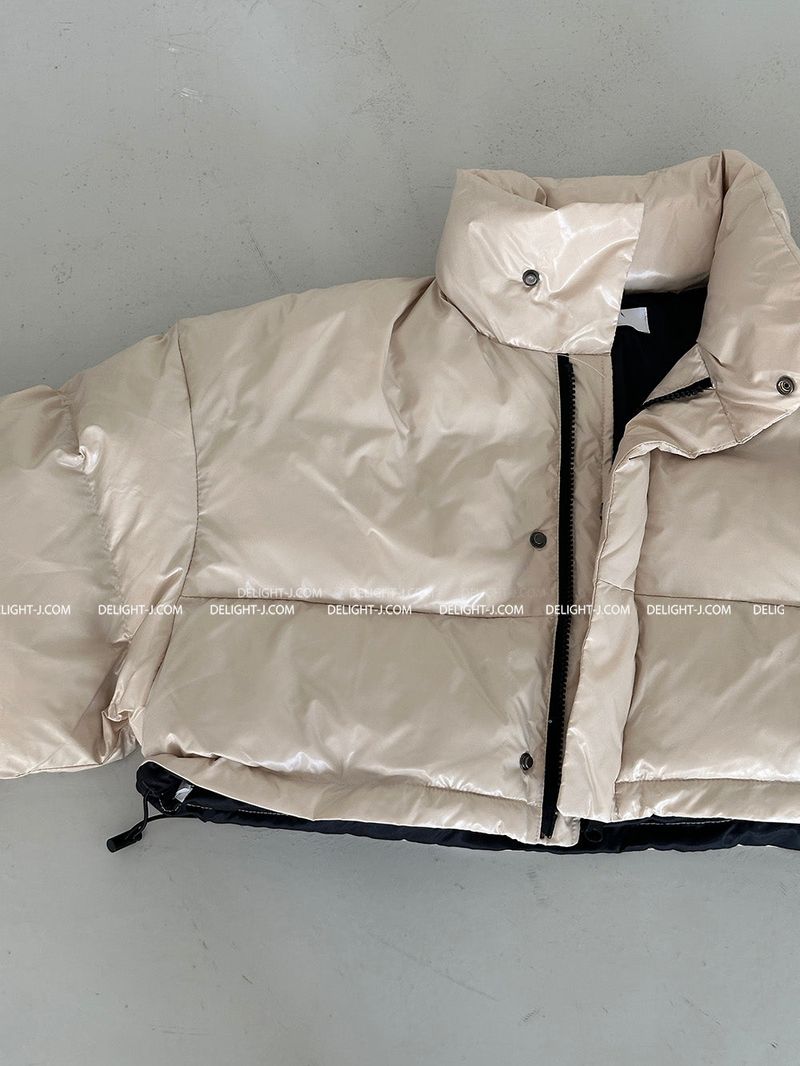 Crop cropped wellon short padded coat