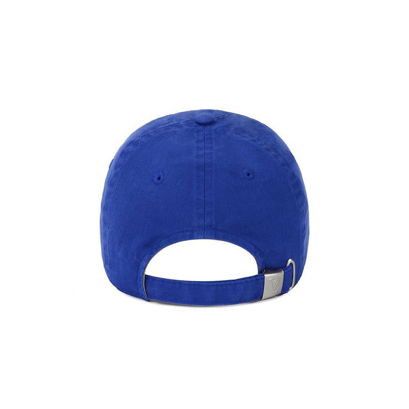 Varzar Logo Over Fit Chino Ball Cap Blue