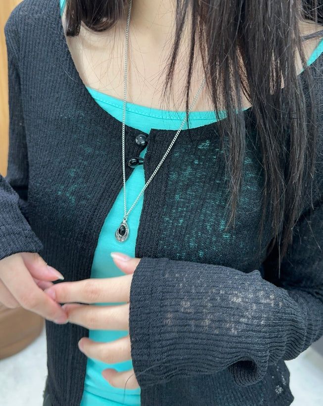 Loen Two-Button Summer Cardigan
