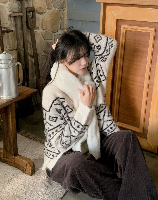 Winter Cozy Wool Muffler (2color)