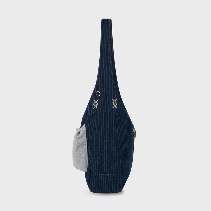 Denim Hobo Bag (Blue)