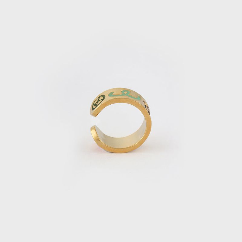 DOODLE EARCUFF(5mm) SILVER925(18K GOLD PLATED)