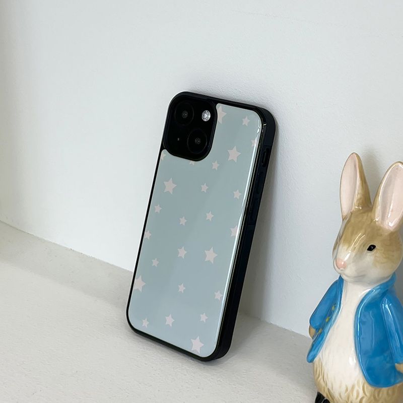 star epoxy bumper case(mint gray)