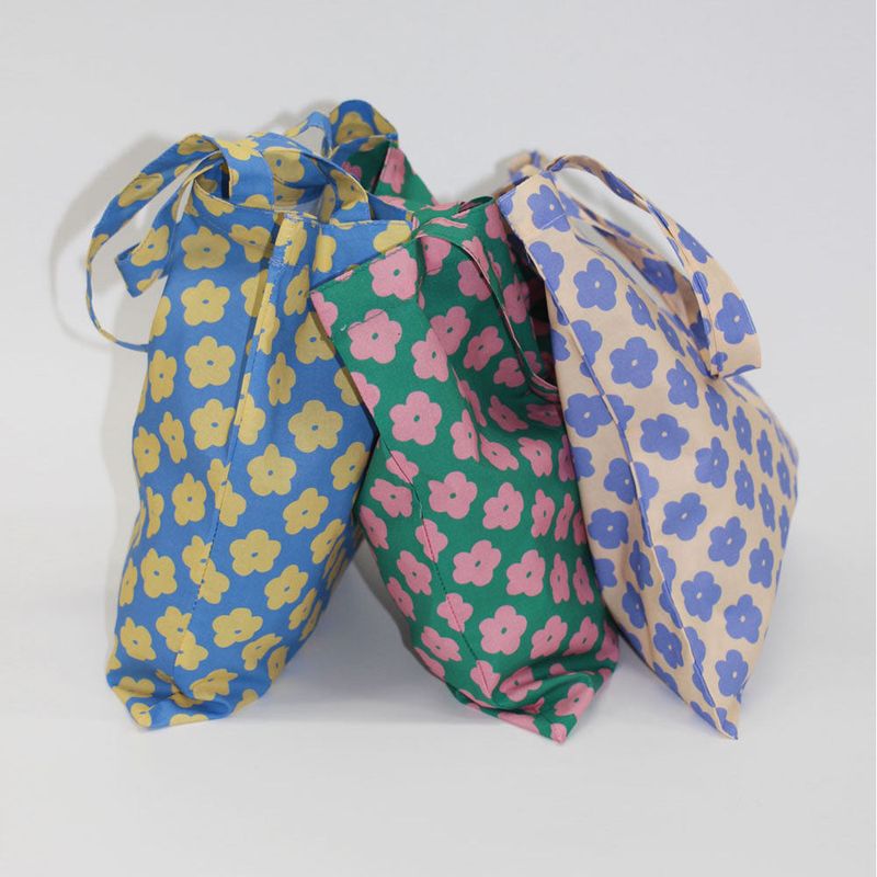 3color) Flower Mini tote Bag 