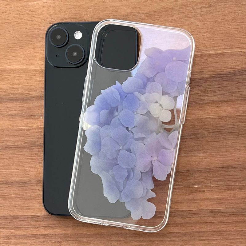 pressed flowers : hydrangea