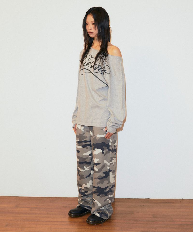 CAMO APPLIQUE SWEATPANT