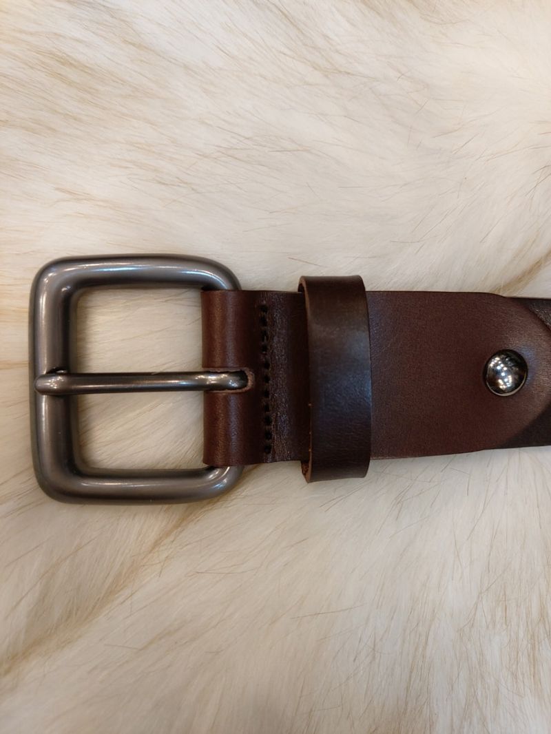 LMN Laurent Metal Cowhide Belt (4 colors)