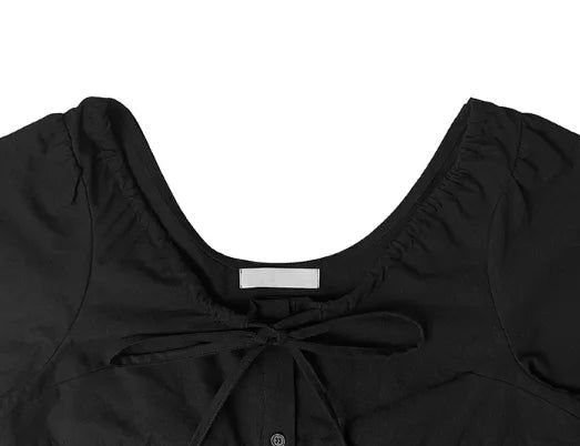 Cory Pintuck Ribbon Long Sleeve Blouse
