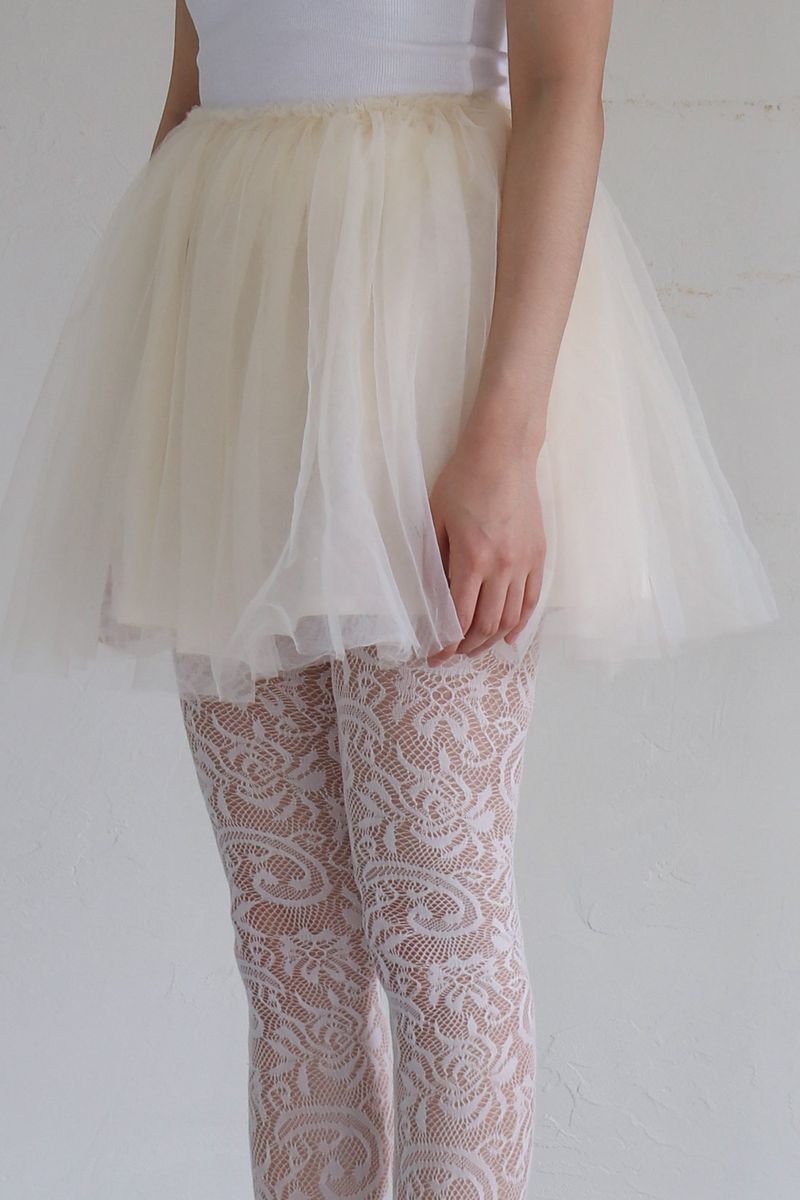 onnitella（オニテラ）の「flower lace mesh tights（Fashion Accessories）」