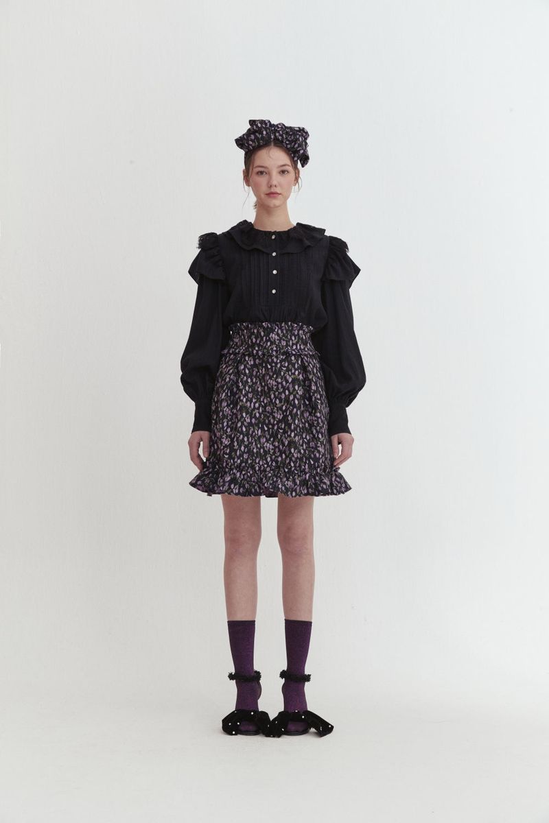 Ruffled skirt