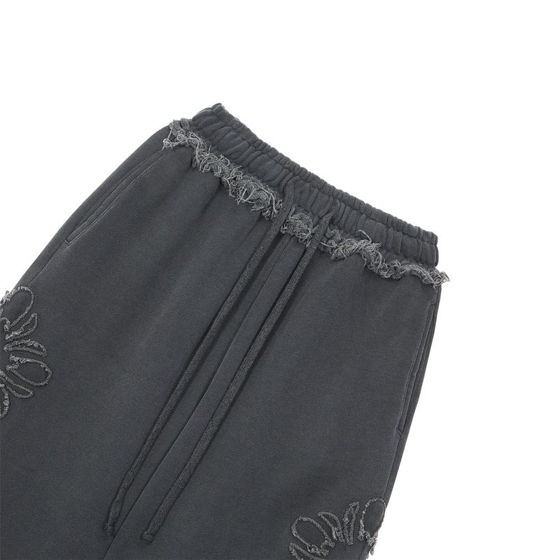 [ULKIN] MUGUNG Applique Sweatpants_Charcoal