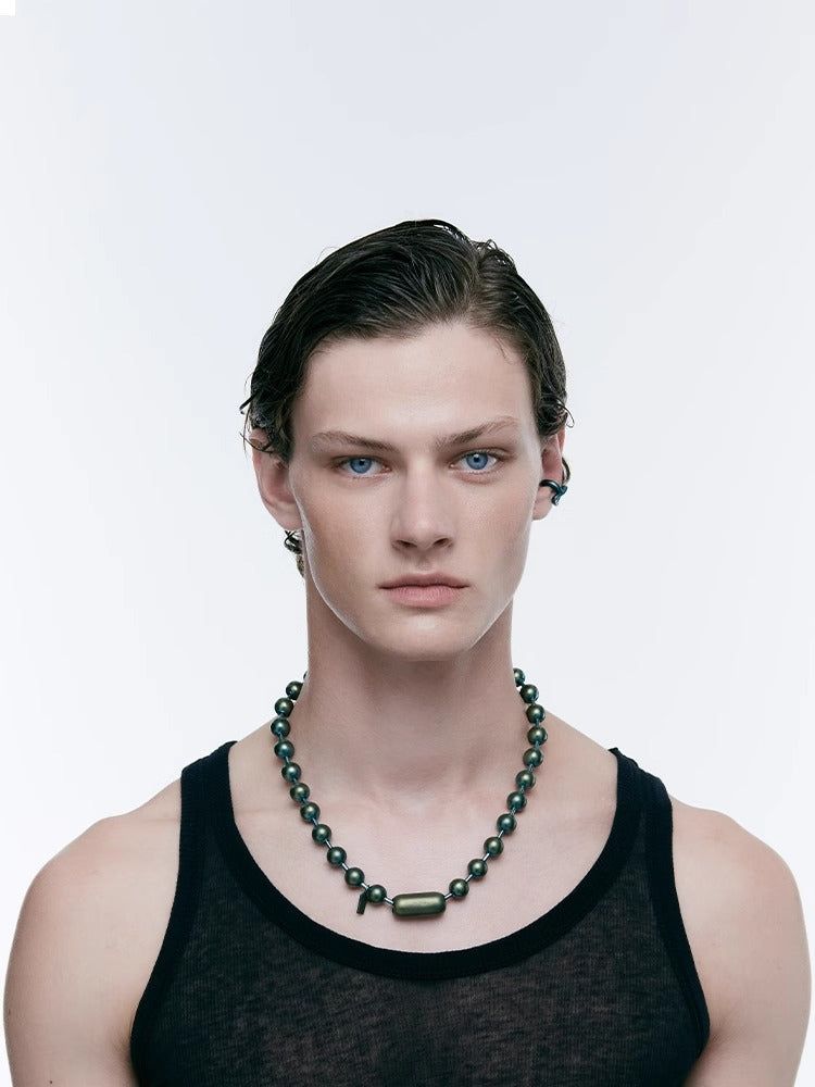 KVK THE VOID Wormhole Network Series Colorful Large Necklace