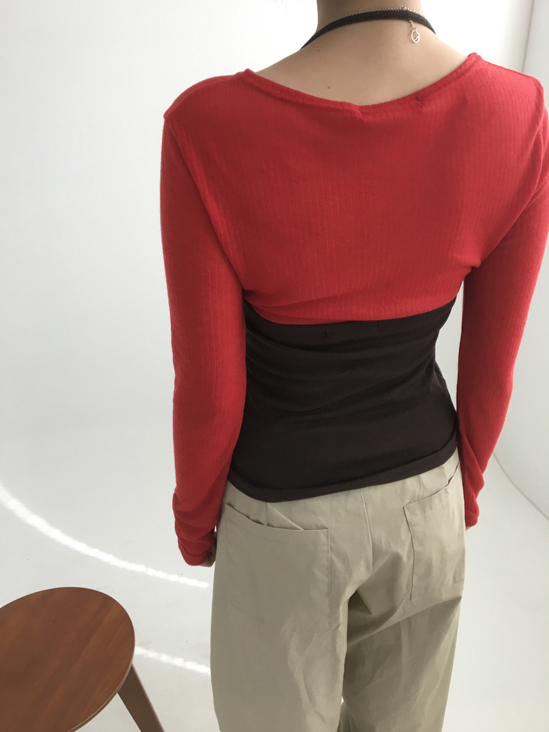Triangle halterneck sleeveless top (5color)