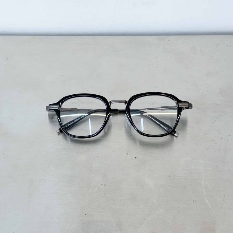 Minimal Black Optical Glasses