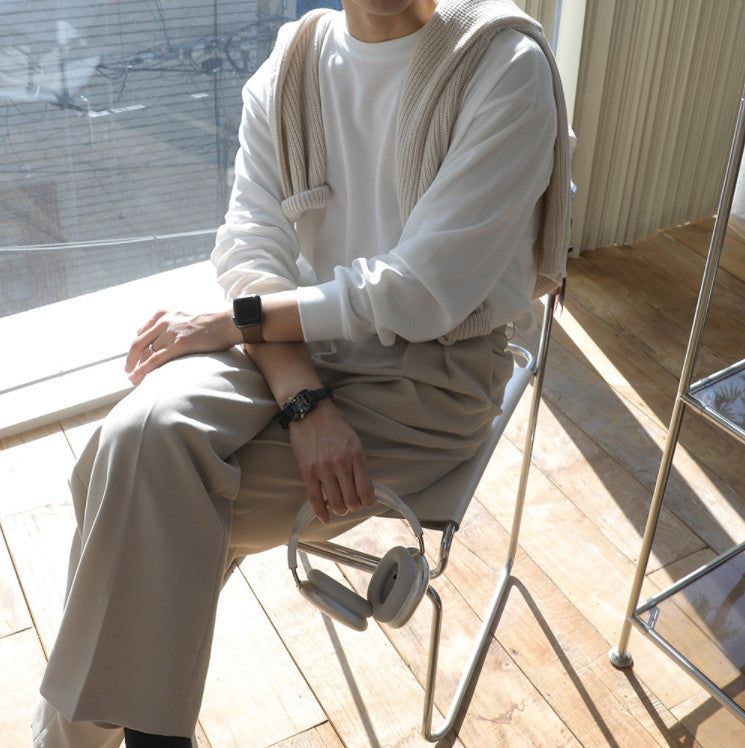 Mog Reverse Pintuck Slacks (4color)