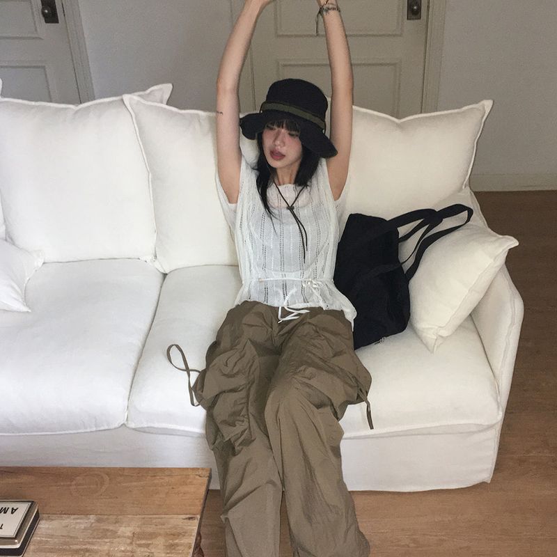Neckie Colored Nylon Safari Bucket Hat