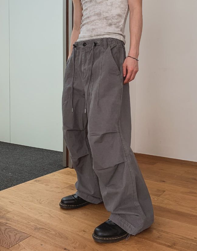 2PLAN（ツープラン）の「Draw Wash Parachute Wide Pants（Pants）」